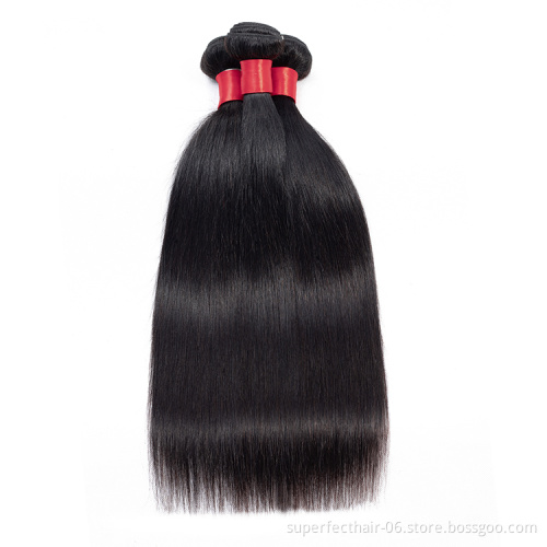 Beautiful remy cuticle aligned hair weft extension straight bundles indian remy virgin hair for black women